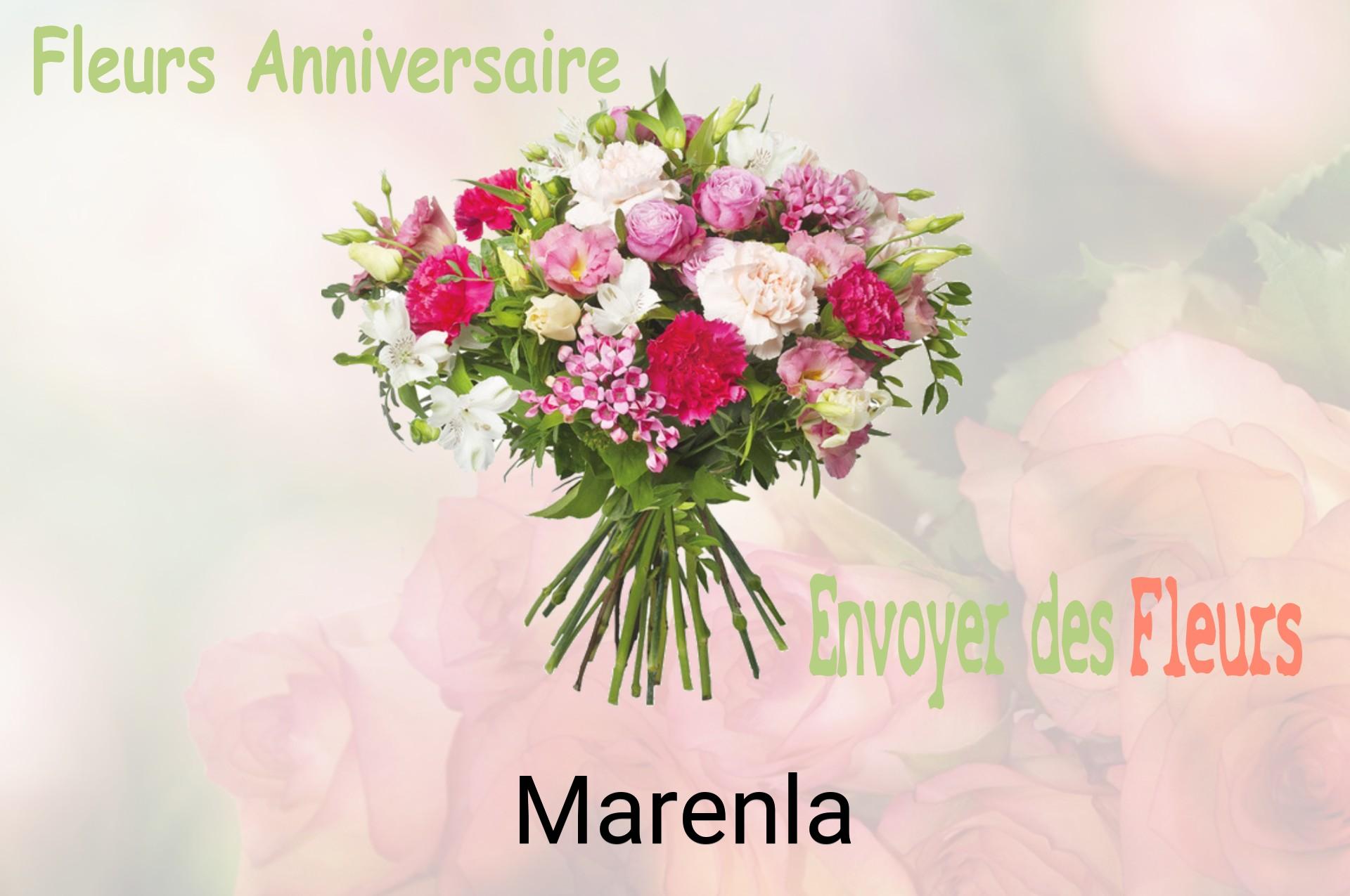 Bouquet de fleurs d’anniversaire livré à Marenla